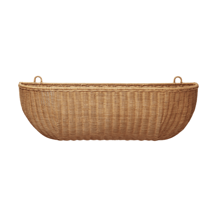 Cesta de pared Braided wall pocket 25x75 cm - Natural - Ferm Living