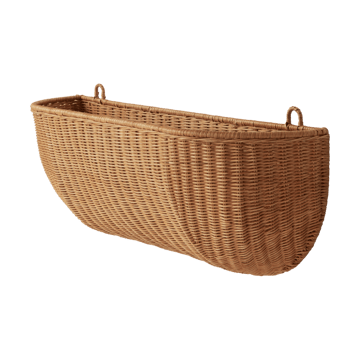 Cesta de pared Braided wall pocket 25x75 cm - Natural - Ferm Living