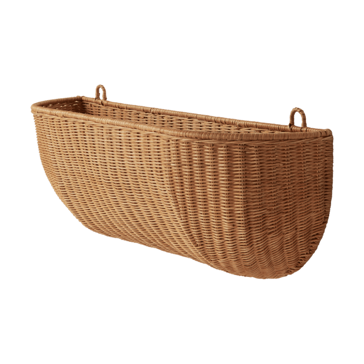 Cesta de pared Braided wall pocket 25x75 cm, Natural Ferm Living