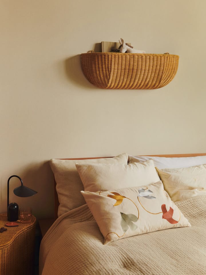 Cesta de pared Braided wall pocket 25x75 cm, Natural Ferm Living