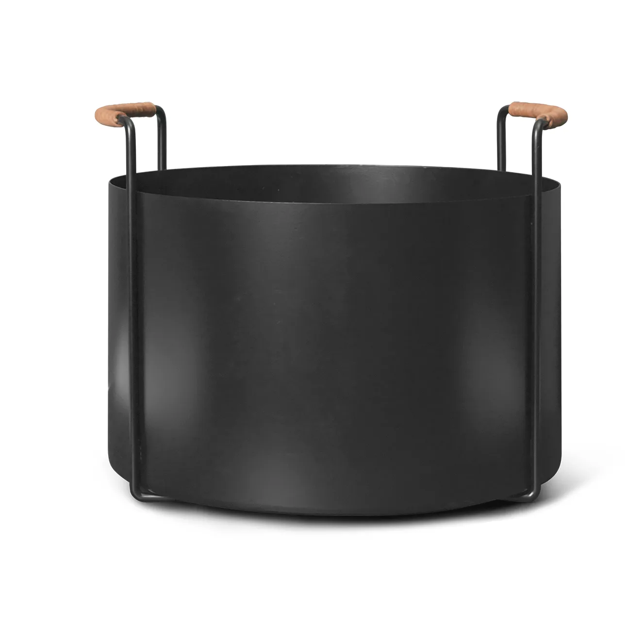 Cesta para leña Port, Black Ferm Living