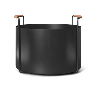 Cesta para leña Port - Black - Ferm Living