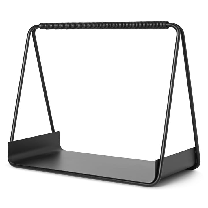 Cesta para leña Port - negro - Ferm Living