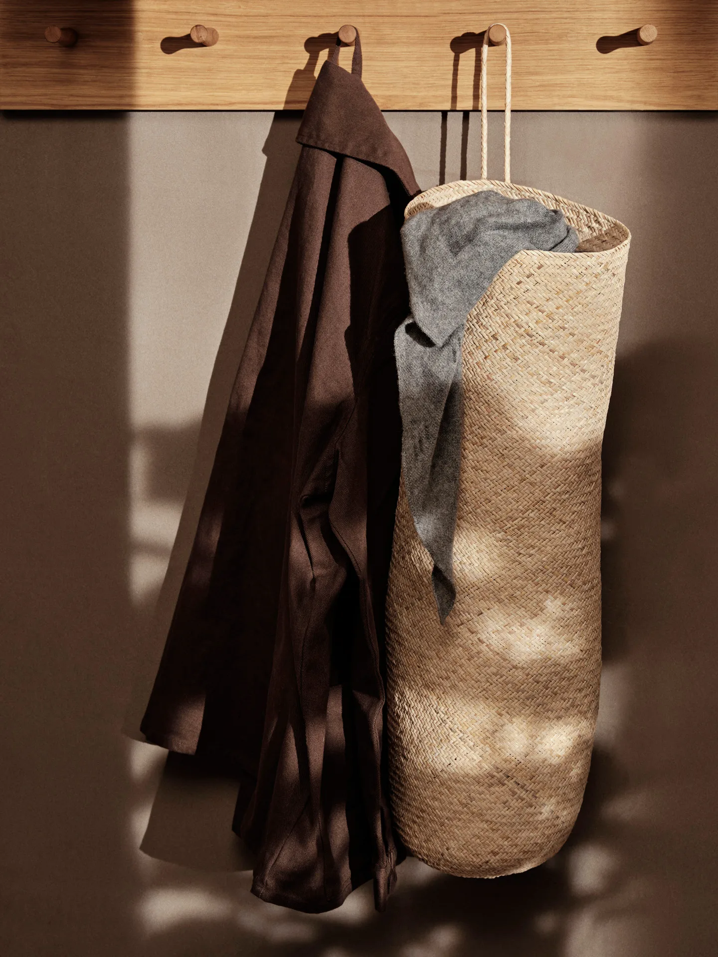 Cesta Sato long basket, Natural Ferm Living