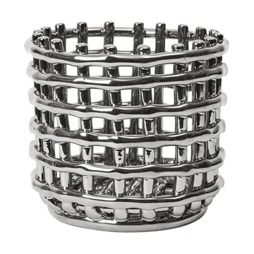 Cesta trenzada Ceramic Ø16 cm - Plata - Ferm Living
