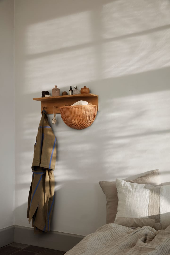 Cestas de pared Braided 2 unidades, Natural Ferm Living