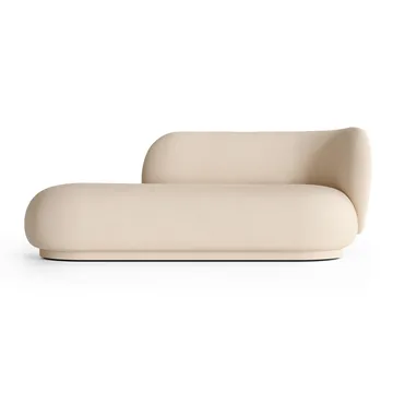 Chaiselongue Diván Rico derecha - Brushed offwhite - Ferm Living