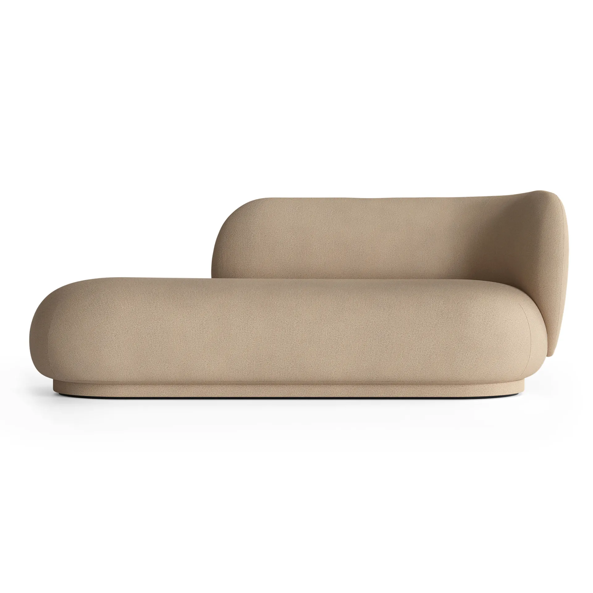 Chaiselongue Diván Rico derecha, Brushed sand Ferm Living