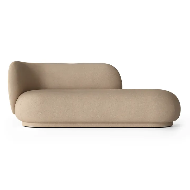 Chaiselongue Diván Rico izquierda - Brushed sand - Ferm Living