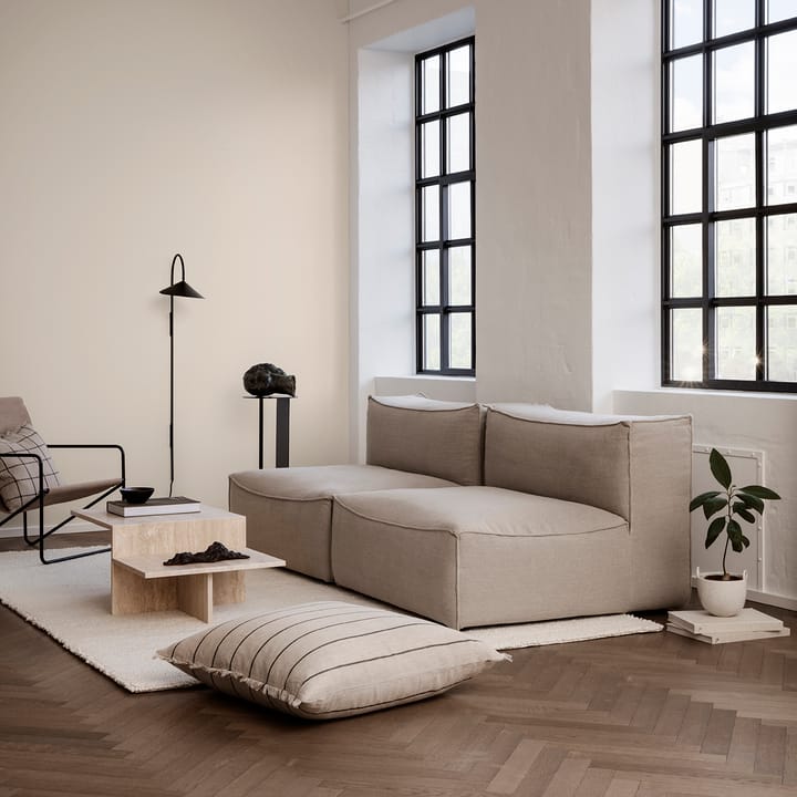 Cojín Calm camel-black, 78x78 cm Ferm Living
