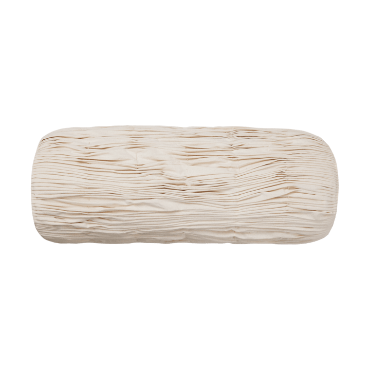 Cojín cilíndrico Falda smocked bolster - Undyed - Ferm Living
