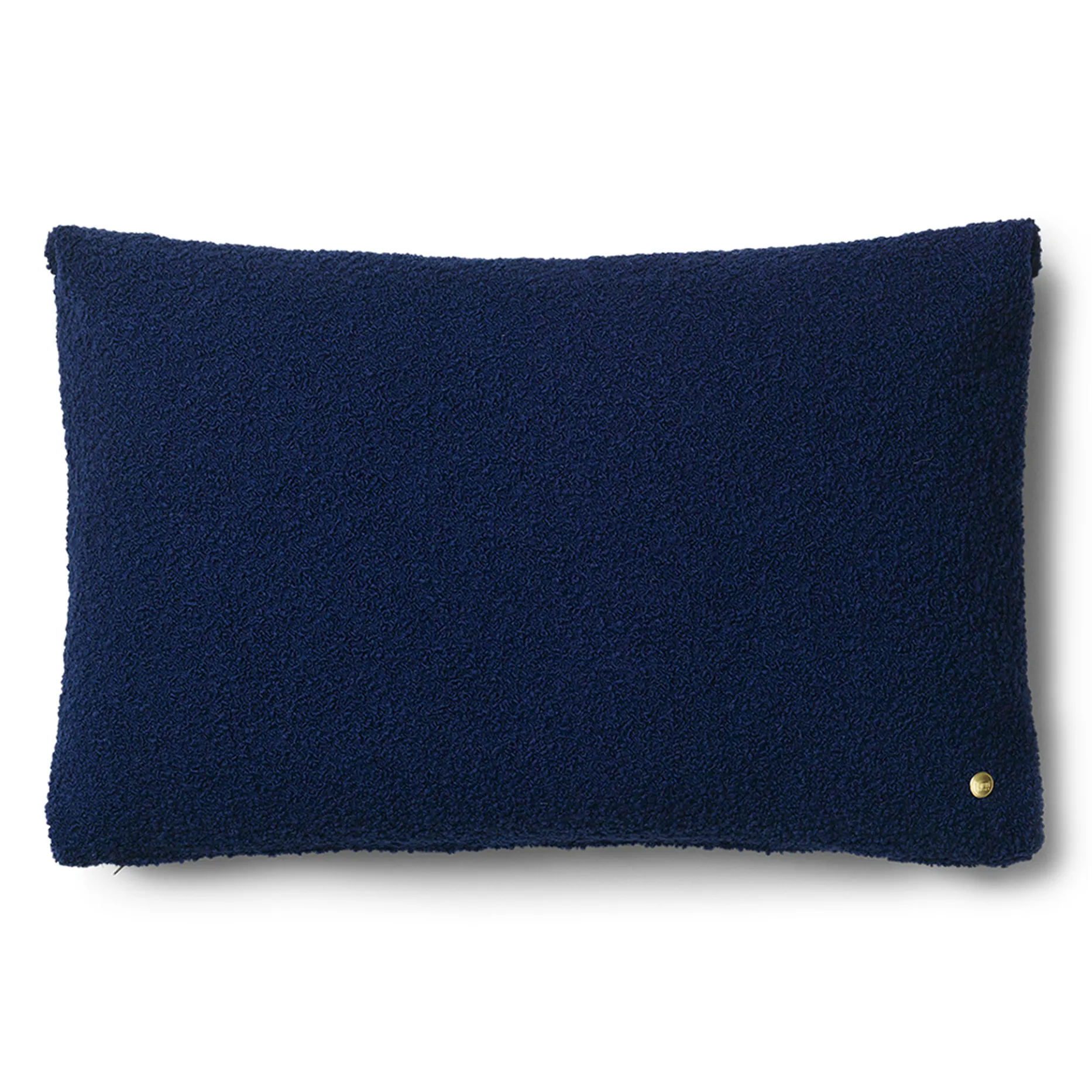 Cojín Clean bouclé 40x60 cm, Deep Blue Ferm Living