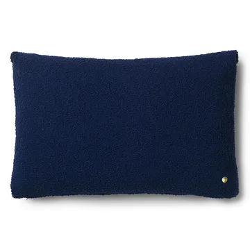 Cojín Clean bouclé 40x60 cm - Deep Blue - Ferm Living