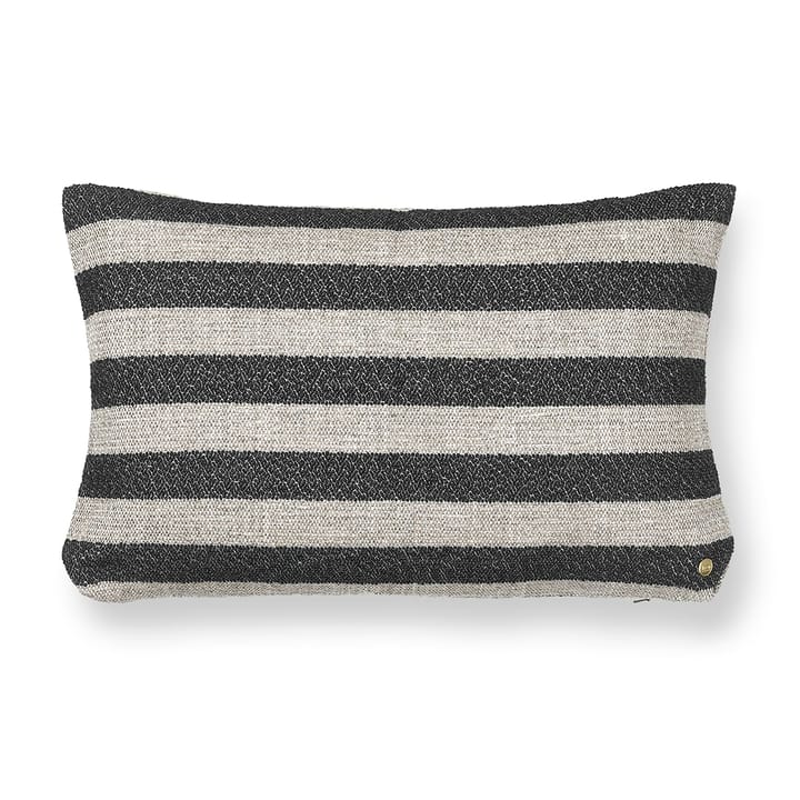 Cojín Clean Louisiana 40x60 cm, Sand-black Ferm Living