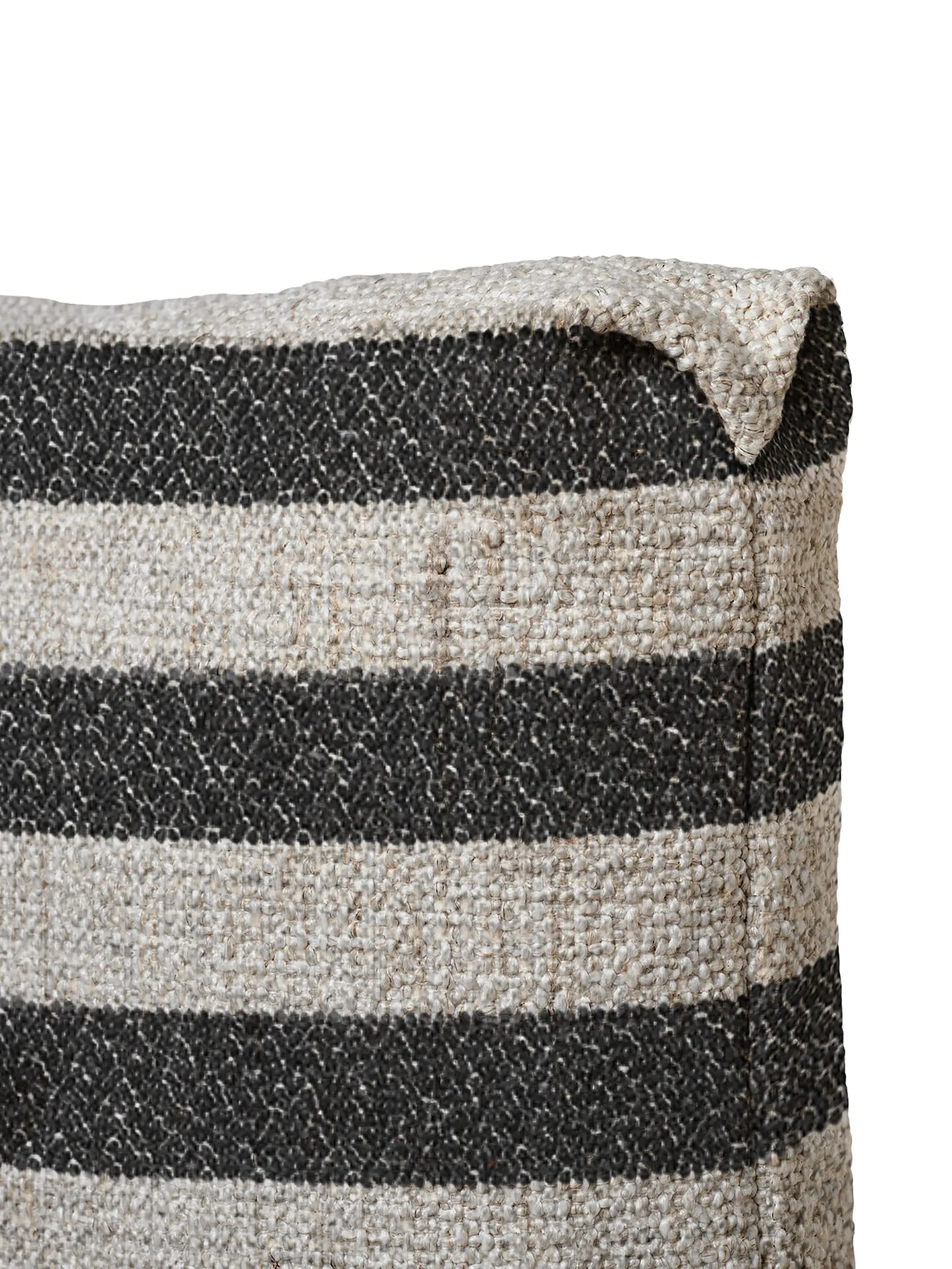 Cojín Clean Louisiana 40x60 cm, Sand-black Ferm Living