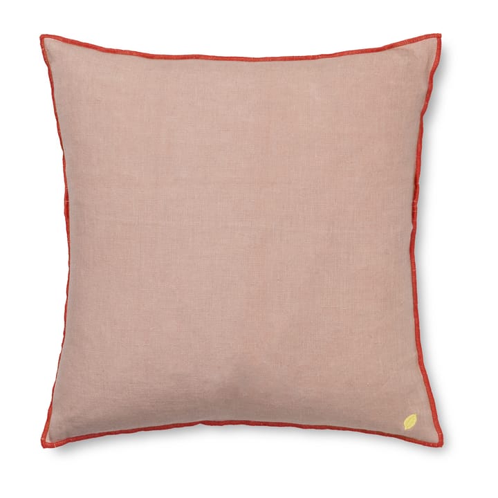 Cojín Contrast lino 40x40 cm - Dusty Rose - Ferm LIVING