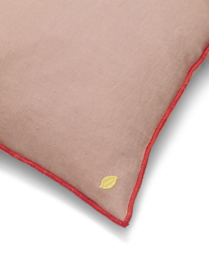 Cojín Contrast lino 40x40 cm, Dusty Rose Ferm Living