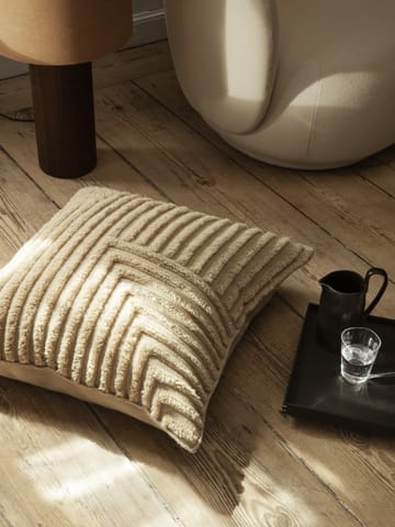 Cojín Crease 80x80 cm - Light Sand - Ferm Living
