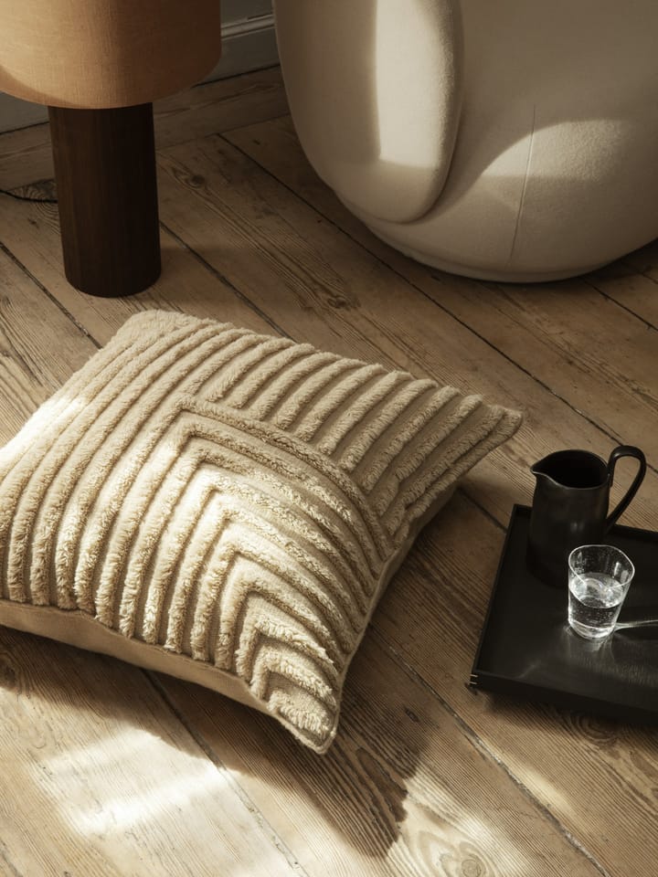 Cojín Crease 80x80 cm, Light Sand Ferm Living