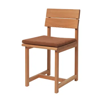 Cojín de asiento Align - Brown clay, 40x40 cm - Ferm Living