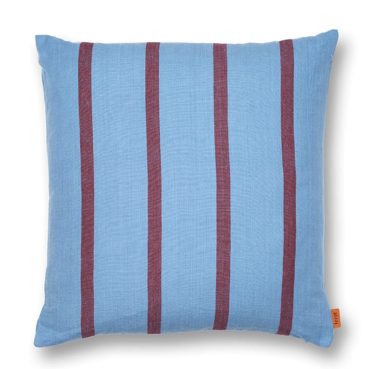 Cojín Grand 50x50 cm - Faded blue-burgundy - ferm LIVING