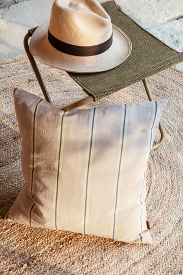 Cojín Grand 50x50 cm - Oyster-lemon-bright blue - Ferm Living