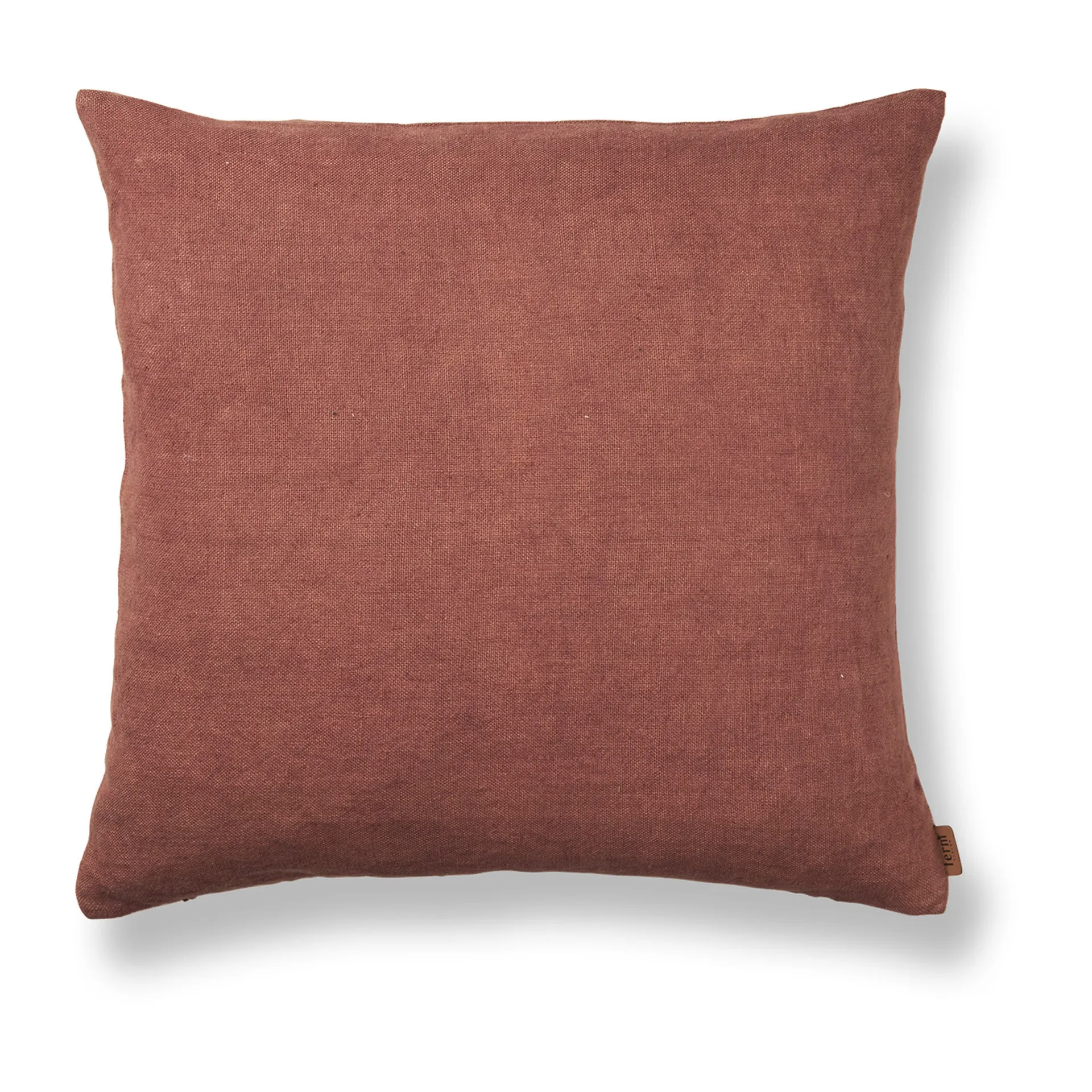 Cojín Heavy Linen 50x50 cm, Berry Red Ferm Living