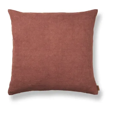 Cojín Heavy Linen 50x50 cm - Berry Red - Ferm Living