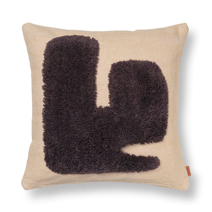 Cojín Lay 50x50 cm - Sand / Dark Brown - ferm LIVING