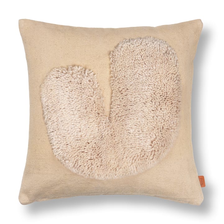 Cojín Lay 50x50 cm - Sand / Off-white - Ferm Living