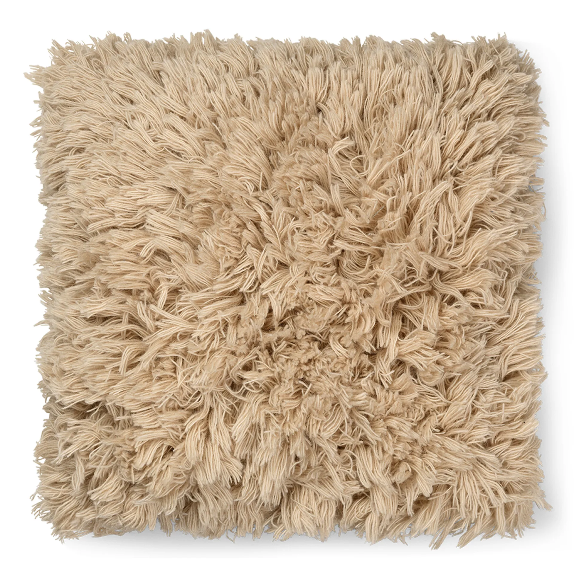 Cojín Meadow High Pile 50x50 cm, Light Sand Ferm Living