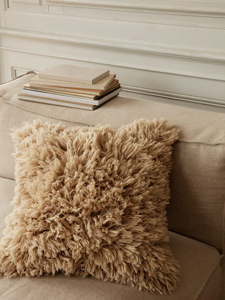 Cojín Meadow High Pile 50x50 cm, Light Sand Ferm Living