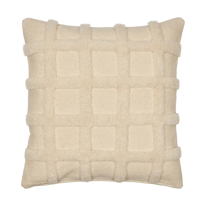 Cojín Norte grid - Off-white, 50x50 cm - Ferm Living