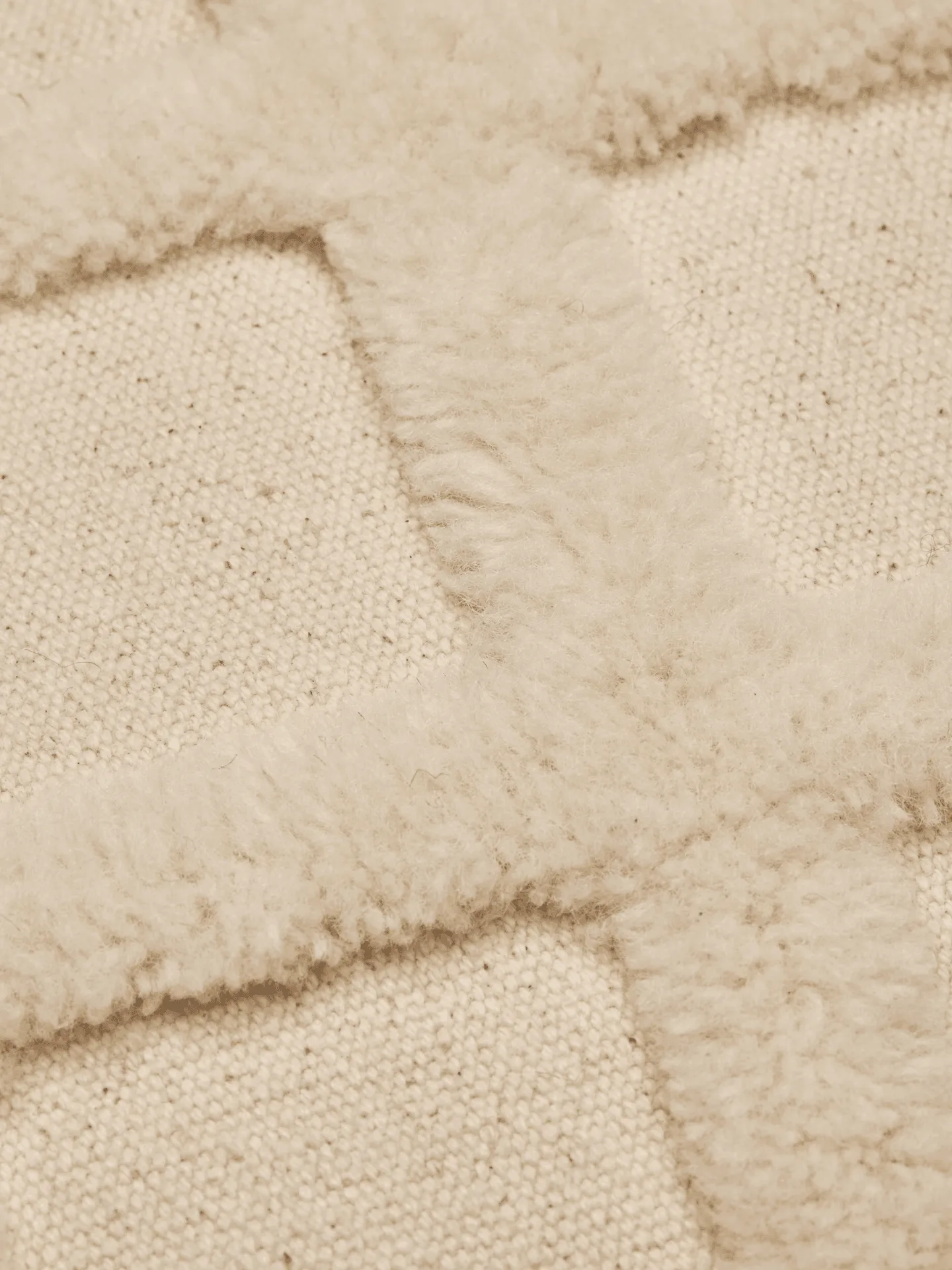 Cojín Norte grid, Off-white, 50x50 cm Ferm Living