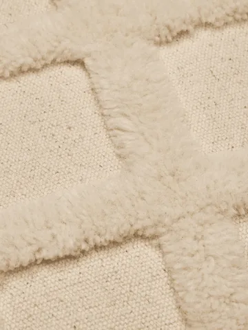 Cojín Norte grid - Off-white, 50x50 cm - Ferm Living