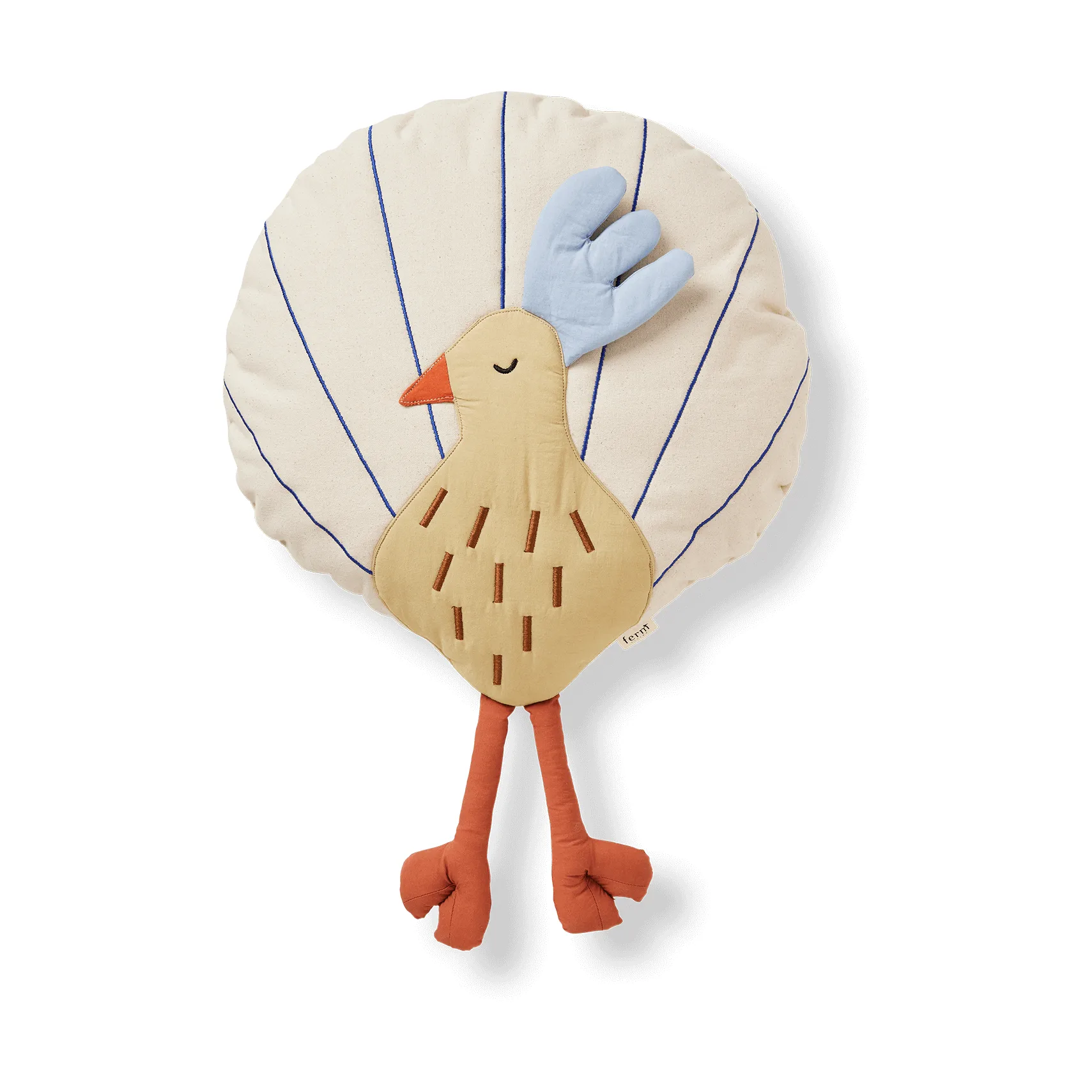 Cojín Peacock, Silver Fern-undyed Ferm Living