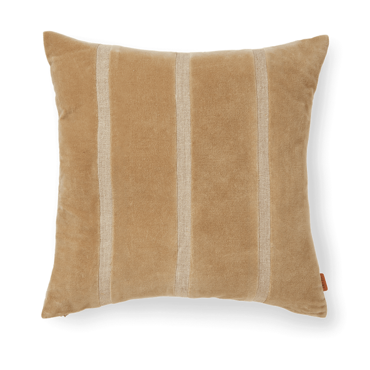 Cojín Senti Stripe 50x50 cm - Dark sand-linen - Ferm Living