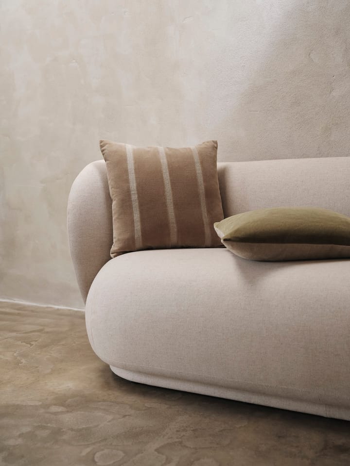 Cojín Senti Stripe 50x50 cm, Dark sand-linen Ferm Living