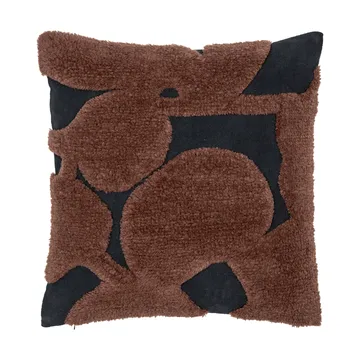 Cojín tufted Cilla - Black-dark chocolate 50x50 cm - Ferm Living