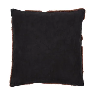 Cojín tufted Cilla - Black-dark chocolate 50x50 cm - Ferm Living