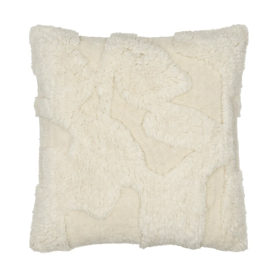 Cojín tufted Rime, Off white, 50x50 cm Ferm Living