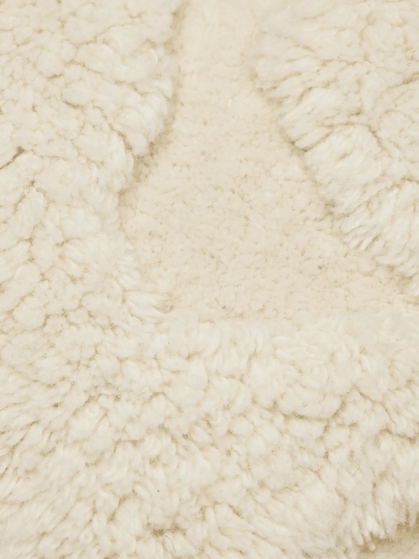 Cojín tufted Rime, Off white, 50x50 cm Ferm Living
