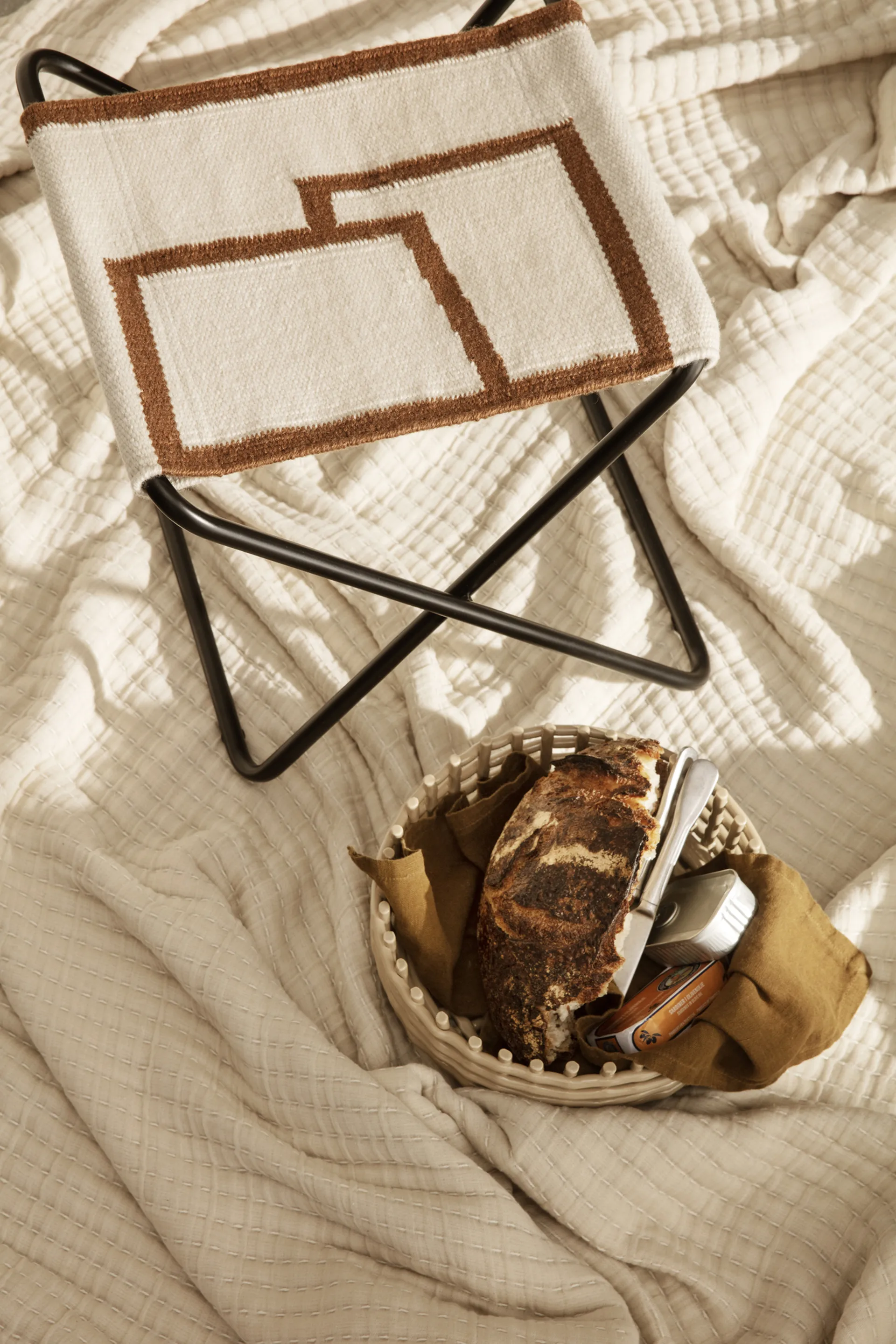 Colcha de cama Daze 240x250 cm, Beige Ferm Living