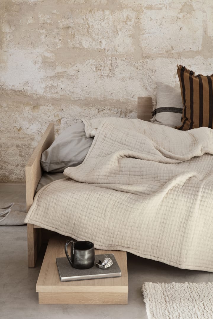 Colcha de cama Daze 240x250 cm - Beige - ferm LIVING