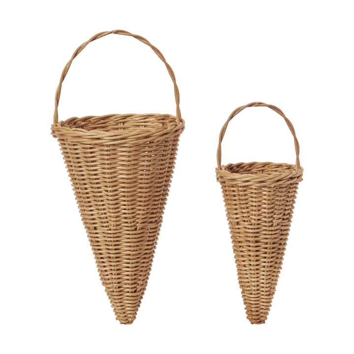 Colgante Braided cones, 18 cm - Natural - Ferm Living