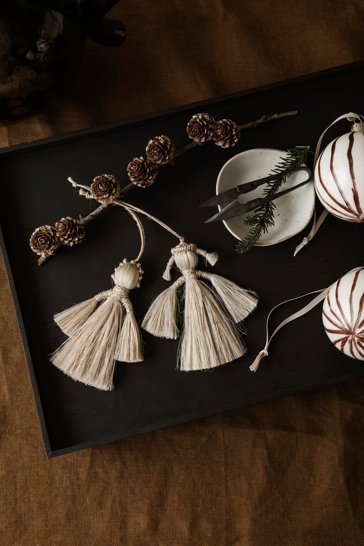 Colgante de navidad Wing angels 9 cm, Natural Ferm Living