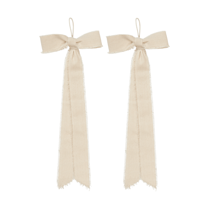 Colgante decorativo Bow small 15x40 cm, 2-pack, Natural Ferm Living