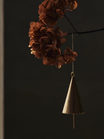 Colgante decorativo Cone bell, 2-pack - Brass - Ferm Living