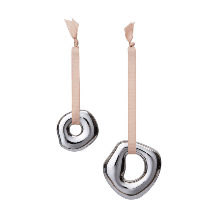 Colgante decorativo Orrith 2 piezas - Plata - Ferm Living
