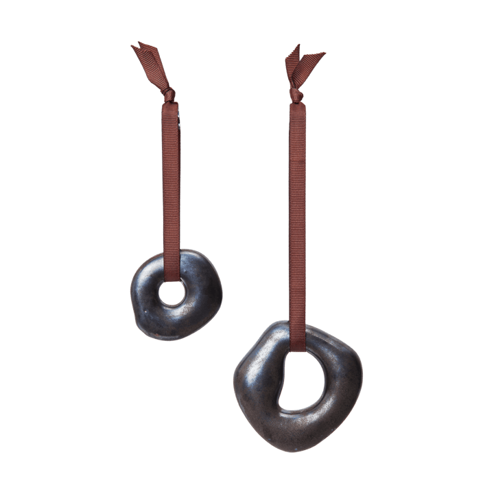 Colgante decorativo Orrith 2 piezas - Rustic Bronze - Ferm Living